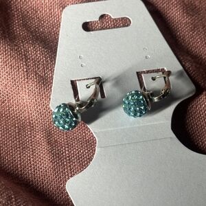 Blueish turquoise earrings